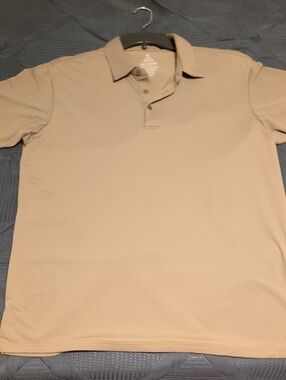 Source Unknown Men's Polo Shirt in Brown L NWOT